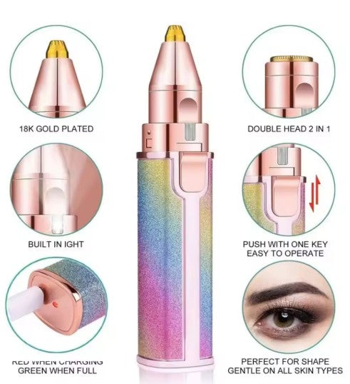 Depiladora facial 2 en 1